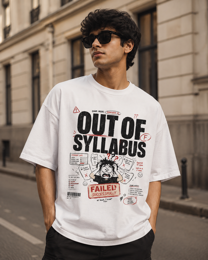 Out Of Syllabus Oversized T-Shirt
